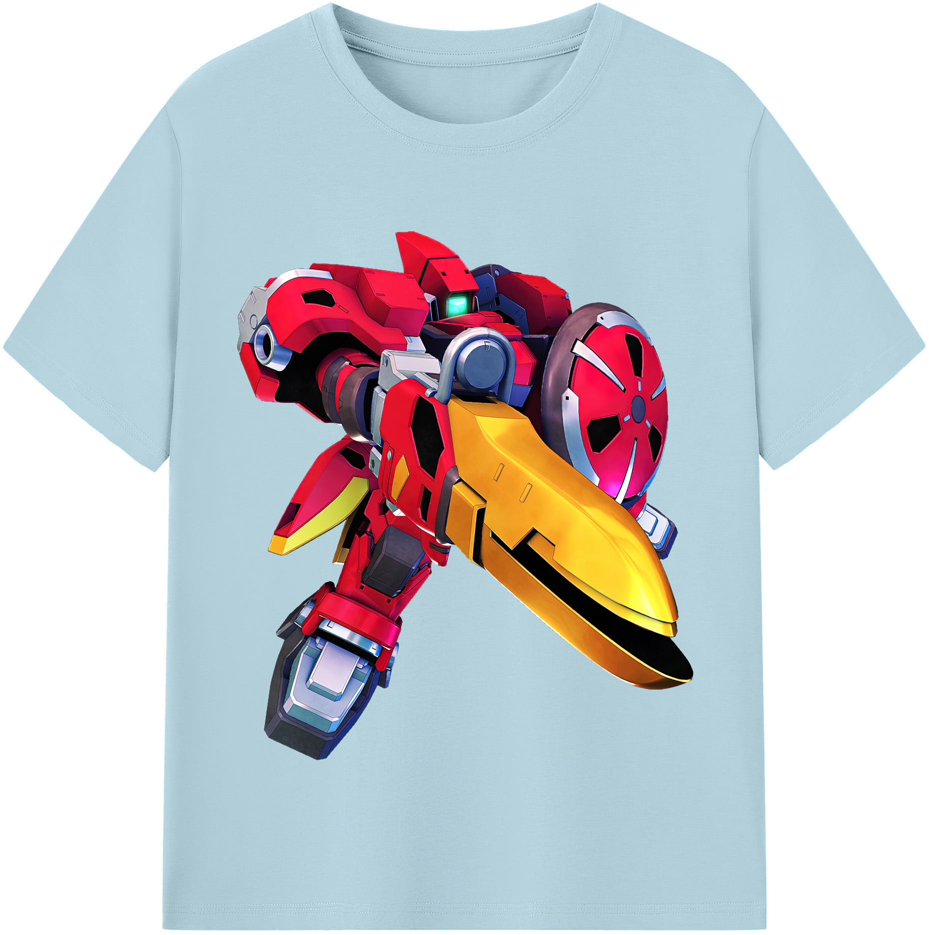 （画像用） 機動戦士ガンダム Mobile Suit Gundam 綿100％半袖Tシャツ（フロントプリント）